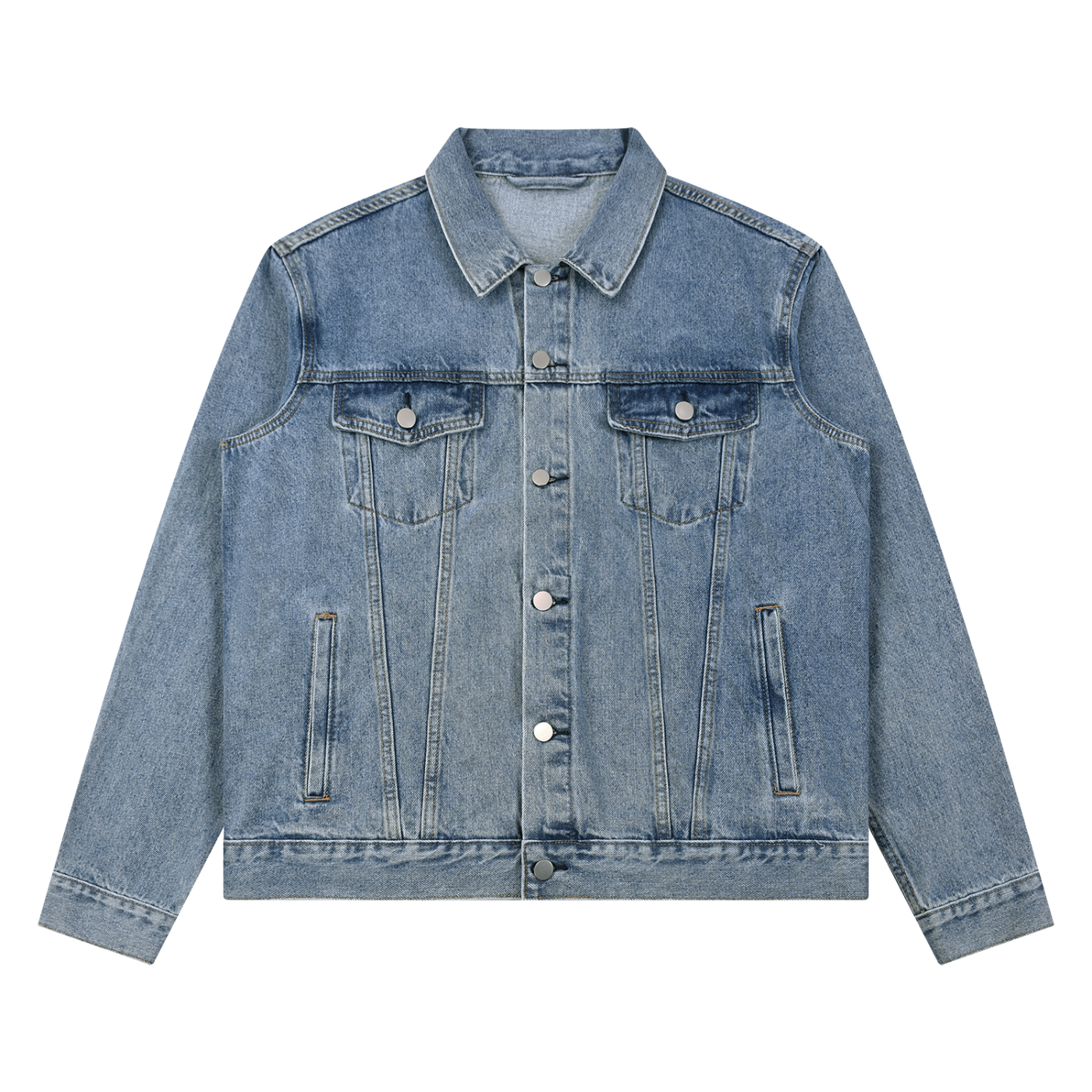 Lou Da Mechanic Unisex Vintage Wash Denim Jacket